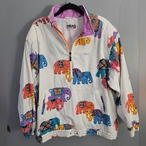 80s 3/4 Zip Windbreaker